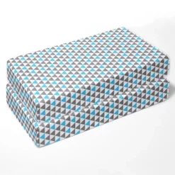 Bacati - Woodlands Forest Animals Aqua/Navy/Grey 10 Pc Crib Bedding Set With 2 Crib Fitted Sheets -Babyletto Store GUEST 9af895c1 8069 4011 84e1 d3609889bc44