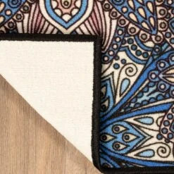 Floral Bohemian Non-Slip Washable Indoor/ Outdoor Area Rug By Blue Nile Mills -Babyletto Store GUEST 9eac6b90 f620 484c b841 00110889fc26