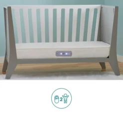 Contours Vibes 2-Stage Soothing Vibrations Crib Mattress And Toddler Mattress - White -Babyletto Store GUEST a18408a5 63b1 4951 8423 e95ed27a09ea
