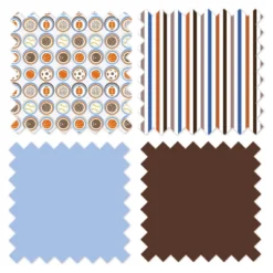 Bacati - Mod Sports Blue Orange Chocolate 4 Pc Crib Bedding Set With Diaper Caddy -Babyletto Store GUEST a3e479f6 4f38 40fb a58a 212e852d5f65