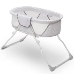 Delta Children EZ Fold Ultra Compact Travel Bassinet - Gray -Babyletto Store GUEST a679b6a9 9634 4e73 ac98 91b8143a741b