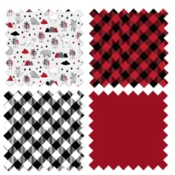 Bacati - Lumberjack Red Black Gray 3 Pc Crib Bedding Set -Babyletto Store GUEST aa8d3e10 329a 42e5 beef f3becf49dfed