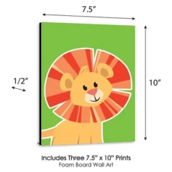 Big Dot Of Happiness Jungle Party Animals - Safari Zoo Animal Nursery Wall Art And Kids Room Decor - Gift Ideas - 7.5 X 10 Inches - Set Of 3 Prints -Babyletto Store GUEST ac1bfb94 0f72 495c 9da6 44ff0a1c4a5c