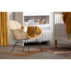 South Shore Balka Rocking Accent Chair - Rattan -Babyletto Store GUEST ac48cf9a f87d 440c bc7a 66e9bd30f1d8