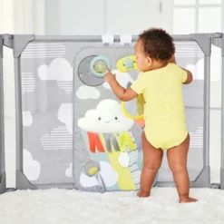 Skip Hop Play Enclosure Expandable Baby Playpen - Gray -Babyletto Store GUEST b375ae01 b1ca 426b ba6b 6695a5530543