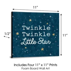 Big Dot Of Happiness Twinkle Twinkle Little Star - Kids Room, Nursery & Home Decor - 11 X 11 Inches Nursery Wall Art - Set Of 4 Prints For Baby's Room -Babyletto Store GUEST b3eae273 ce32 47b7 887e e497dd31156d