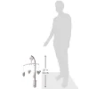 Bacati - Love Grey/Silver Musical Mobile