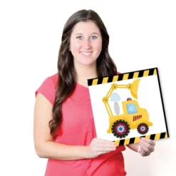 Big Dot Of Happiness Construction Truck - Kids Room, Nursery Decor And Home Decor - 11 X 11 Inches Nursery Wall Art - Set Of 4 Prints For Baby's Room -Babyletto Store GUEST b6b8c7b6 f479 45fa a3e3 d4431a53fdb3