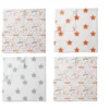 Bacati - Basketball Orange/Gray Muslin Swaddling Blankets Set Of 4