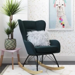 Novogratz Harper Wingback Rocker