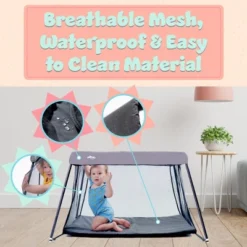 UNiPLAY Foldable Lightweight Travel Crib For Infants And Toddlers -Babyletto Store GUEST bdfa7fc8 fc41 43c4 b8fc 015fb4edba09