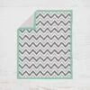 Bacati - Ikat Dots Stripes Mint Grey Muslin Neutral 3 Pc Crib Set