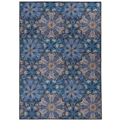 Floral Bohemian Non-Slip Washable Indoor/ Outdoor Area Rug By Blue Nile Mills -Babyletto Store GUEST bf5f023c c164 43ed b982 8231a07e8d42