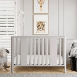 Room & Joy Emmett Curved Post 3-in-1 Crib - Sharkey Gray -Babyletto Store GUEST c0889d70 6196 4e84 a136 5781b89e0bc0