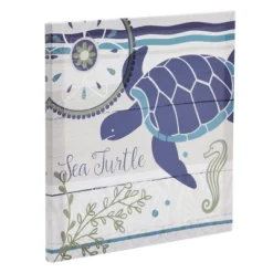 4 Piece Blue Beach Canvas Wall Art Set, Nautical Nursery Decor Print Set (4 Designs, 12 X 12 In) -Babyletto Store GUEST c2441852 42a0 4c6b 9d4e 8c8b2155c713