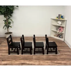 Rectangle Table With 4 Chairs Espresso - Gift Mark 7 Rectangle Table With 4 Chairs Espresso - Gift Mark -Babyletto Store GUEST c49bd99d 42d6 445a b5d4 6bcf14af8db0