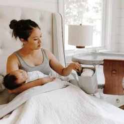 HALO Innovations BassiNest Swivel Sleeper Luxe - Dove Gray Tweed -Babyletto Store GUEST c72d9639 9c0a 4288 a937 a4bbe7b76409