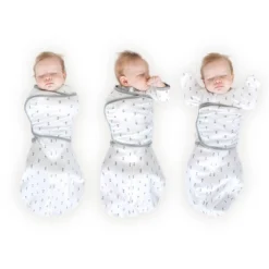 SwaddleDesigns Omni Swaddle Sack Swaddle Wrap - White - S - 0-3 Months