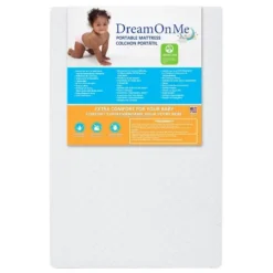 Dream On Me Portable Crib And Toddler Mattresses - White -Babyletto Store GUEST c9f8528d ecde 45f0 bade c014025ec296