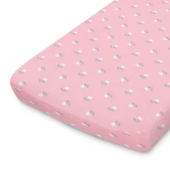 The Peanutshell Changing Pad Covers - Pink Roses/Floral 2pk -Babyletto Store GUEST cb602318 3b45 494a bf5a bb8b3cc04a95