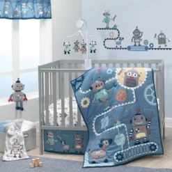 Bedtime Originals Robbie Robot Musical Baby Crib - Gray 11 Bedtime Originals Robbie Robot Musical Baby Crib - Gray -Babyletto Store GUEST cfdee3c0 9eac 4fa1 86d1 3c3e99516f1e