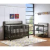Suite Bebe Hayes 4-in-1 Convertible Crib - Coffee/Weathered Stone