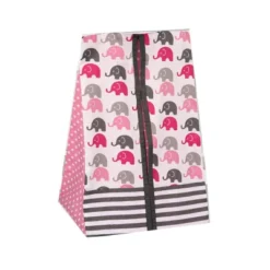 Bacati - Elephants Pink/Fuschia/Gray 4 Pc Crib Bedding Set With Diaper Caddy 11 Bacati - Elephants Pink/Fuschia/Gray 4 Pc Crib Bedding Set With Diaper Caddy -Babyletto Store GUEST d38dc78e 7460 4474 99b3 bd27cafb6a0e