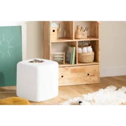 Sweedi Lighted Kids' Stool White - South Shore -Babyletto Store GUEST d70eedbf 05e5 4307 9fb9 f08ab98f3a83