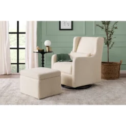 Carter's By DaVinci Adrian Swivel Glider With Storage Ottoman -Babyletto Store GUEST d795fae3 a3b8 4c7e badf fa57c7b774db