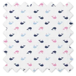 Bacati - Little Sailor Girls Whales/Boats Muslin 4 Pc Toddler Bedding Set -Babyletto Store GUEST da4eb90a 90b3 4086 a09b 82c20201b172