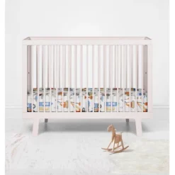 Bacati - Construction Vehicles Yellow Orange Blue Gray 100 Percent Cotton Universal Baby US Standard Crib Or Toddler Bed Fitted Sheet -Babyletto Store GUEST deb24274 1a71 4664 94f7 e01cdc46314e