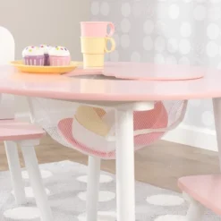 Round Storage Table And Chair Set White/Pink - KidKraft -Babyletto Store GUEST e0b9addd e1a5 4cae 8f2b 400a39280c5b
