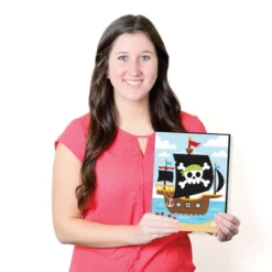 Big Dot Of Happiness Pirate Ship Adventures - Nautical Skull And Treasure Chest Nursery Wall Art And Kids Room Decor - 7.5 X 10 Inches Set Of 3 Prints -Babyletto Store GUEST e22d7a19 3eaa 46d1 a7e9 809932e1e1c4