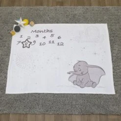 Disney Dumbo Super Soft Milestone Baby Blanket -Babyletto Store GUEST e28cfb24 1a9f 47b2 94a4 196565470487