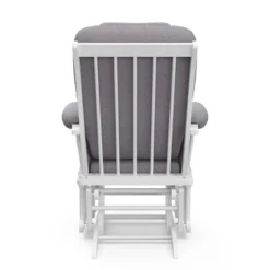 Storkcraft Tuscany White Frame Glider And Ottoman -Babyletto Store GUEST e38d8bc1 2380 4c67 a972 4f9b7b97b575