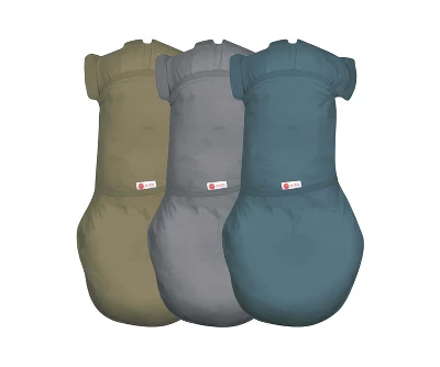 Embe 3-Pack Bundle, Transitional Swaddle Sack With Arm Snaps, Convertible, Arms-In/Arms-Out, Legs-In/Legs-Out 3-6mo 7 Embe 3-Pack Bundle, Transitional Swaddle Sack With Arm Snaps, Convertible, Arms-In/Arms-Out, Legs-In/Legs-Out 3-6mo - Image 7
