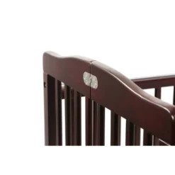 L.A. Baby The Little Wood Crib Mini/Portable Folding Wood Crib - Cherry -Babyletto Store GUEST e55fbbd6 679b 47f2 8b1d 4dd003b186d6