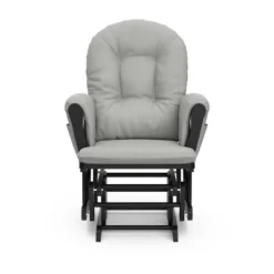 Storkcraft Hoop Glider And Ottoman - Black Frame/Light Gray Fabric 14 Storkcraft Hoop Glider And Ottoman - Black Frame/Light Gray Fabric -Babyletto Store GUEST e620e22c 38cb 4636 86f3 ac54c3b45040