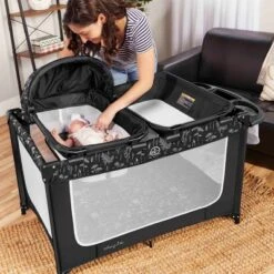 Dream On Me Emily Rose Deluxe Playard -Babyletto Store GUEST e6b5c6f1 8904 462b bf39 68d593a0ba90