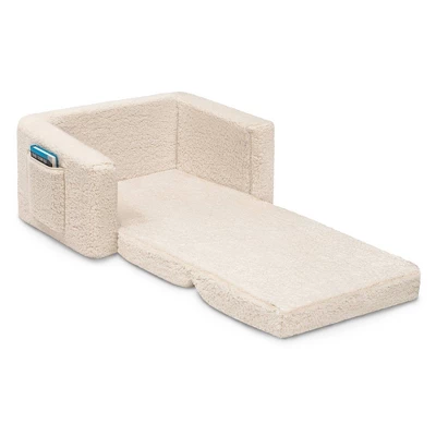 Delta Children Kids' Cozee Flip-Out Sherpa 2-in-1 Convertible Chair 4 Delta Children Kids' Cozee Flip-Out Sherpa 2-in-1 Convertible Chair - Image 4