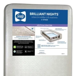 Sealy Brilliant Nights 2-Stage Dual Firmness Crib And Toddler Mattress -Babyletto Store GUEST e95db9b2 8bc9 4950 8f93 88df808b3802