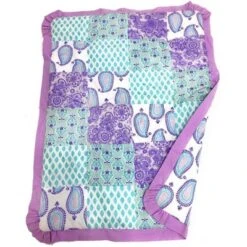 Bacati - Paisley Isabella Purple Lilac Aqua 10 Pc Crib Bedding Set With Long Rail Guard Cover -Babyletto Store GUEST e9bec9e3 1414 43f4 800b 0bb12744566f