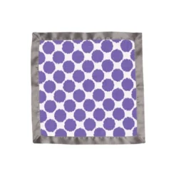 Bacati - Ikat Lilac/Gray Dots/Leopard Muslin 2 Pc Security Blankets -Babyletto Store GUEST eb0b218f 6a6f 484d b2bd fb9e2795df45