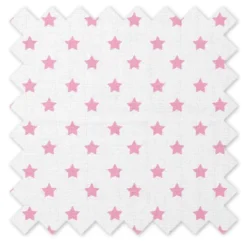 Bacati - Stars Pink Muslin 3 Pc Toddler Bed Sheet Set 100 Percent Cotton -Babyletto Store GUEST ec2e28ec eabc 4016 b0e4 6d5186a06bb2
