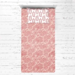 Bacati - Sophia Paisley Aqua Coral 3 Pc Toddler Bedding Sheet Set -Babyletto Store GUEST ec345050 c77e 460b 85e1 370d8afe51ed