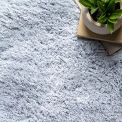 NuLOOM Hand Tufted Double Pelt Faux Sheepskin Area Rug, Shaped 2' X 6', Baby Blue -Babyletto Store GUEST edd57060 f654 417c ab88 489d68c46b1c