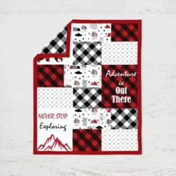 Bacati - Lumberjack Red Black Gray 3 Pc Crib Bedding Set -Babyletto Store GUEST efd0227d e37b 4724 9d02 8608dee677d4