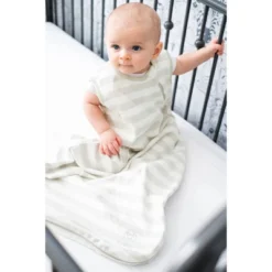 Ecolino Organic Cotton Basic Baby Swaddle Wrap, Gray, 6-18 Months