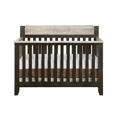 Suite Bebe Hayes 4-in-1 Convertible Crib - Coffee/Weathered Stone 8 Suite Bebe Hayes 4-in-1 Convertible Crib - Coffee/Weathered Stone - Image 8