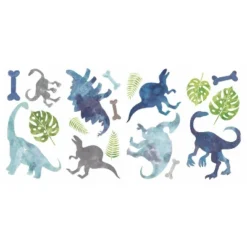 RoomMates Watercolor Dinosaur Peel And Stick Wall Decal -Babyletto Store GUEST f7306e1f c492 4d3d ba20 4fe51409027d